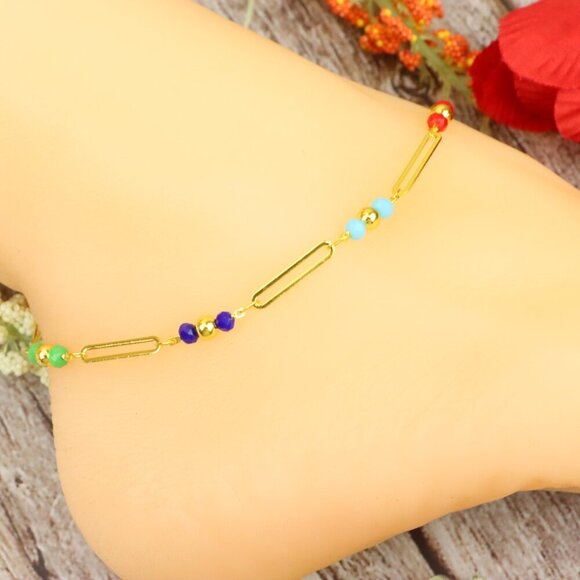 "Dainty Anklet for Women – Elegant Everyday Jewelry & Perfect Gift | MLCRC1055 - Picture 2 of 10